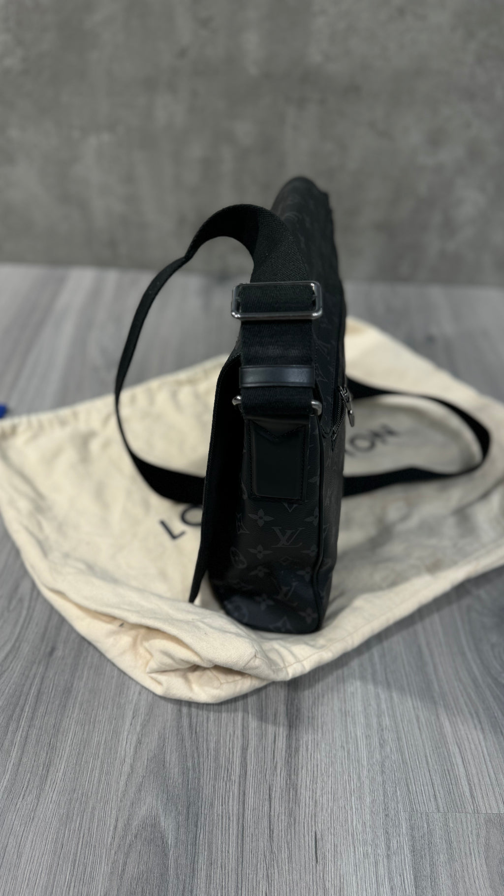 Louis Vuitton Black District Bag MM