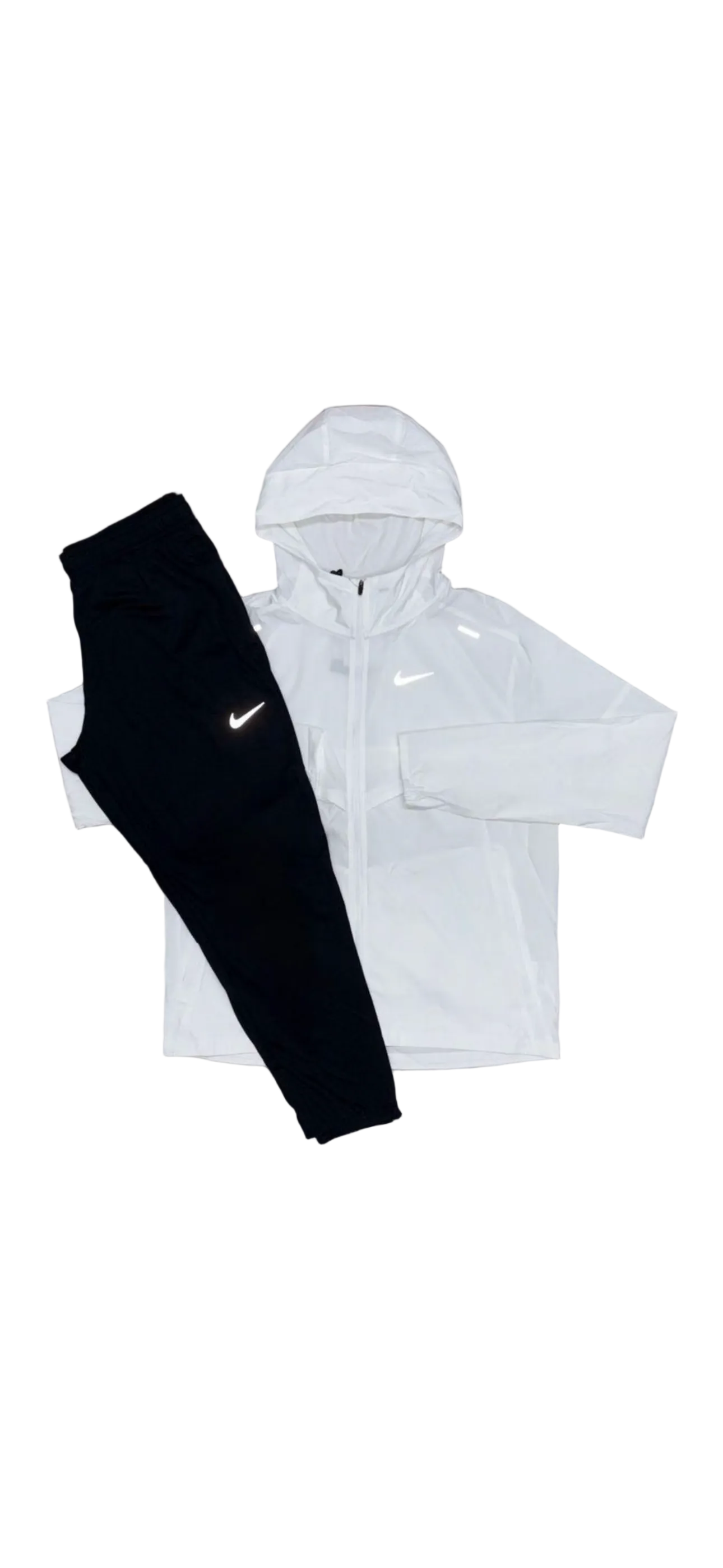 Nike White UV Jacket With Challenger Bottoms