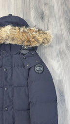 Canada Goose Marine Navy Black Badge Wyndham Parka