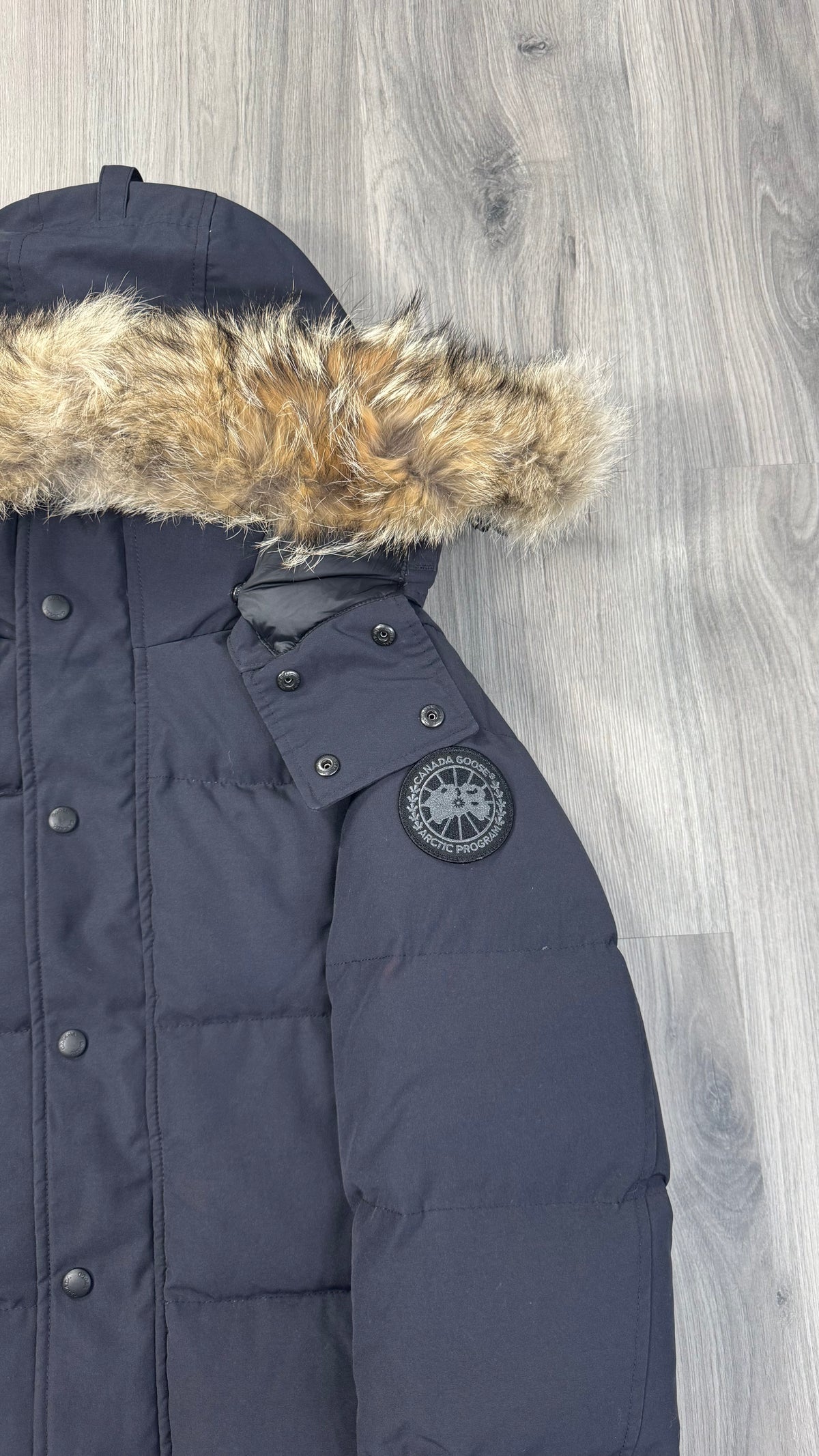 Canada Goose Marine Navy Black Badge Wyndham Parka