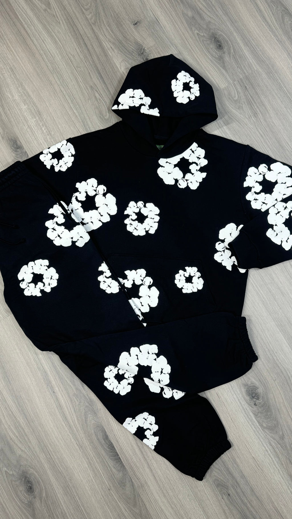 Denim Tears Black and White Tracksuit