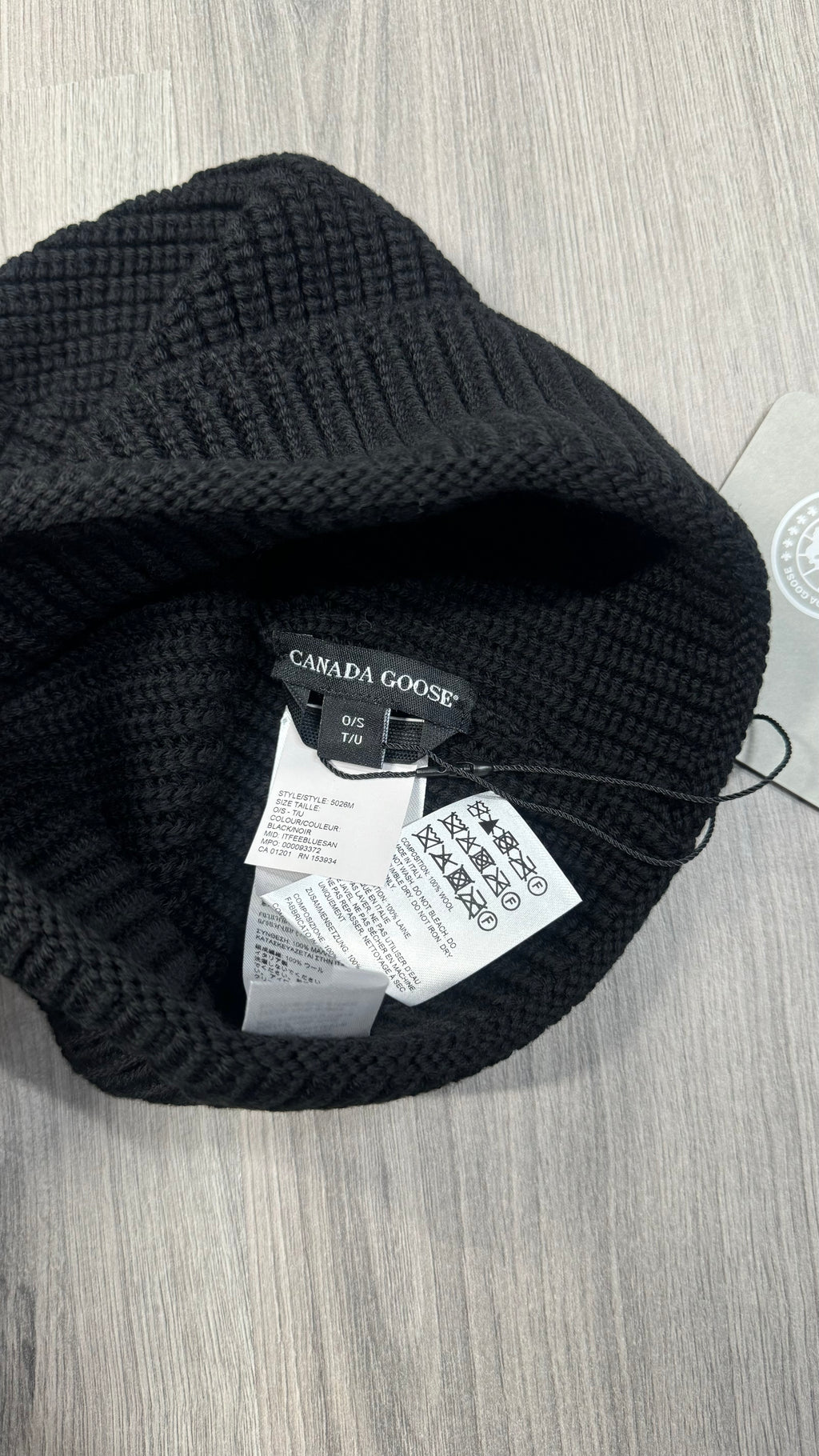 Canada Goose Black Beanie