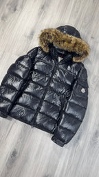Moncler Black Morel With Fur