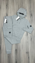 CP Company Grey Hoodie Tracksuit