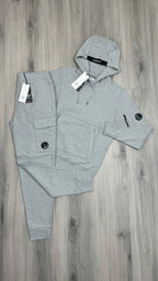 CP Company Grey Hoodie Tracksuit