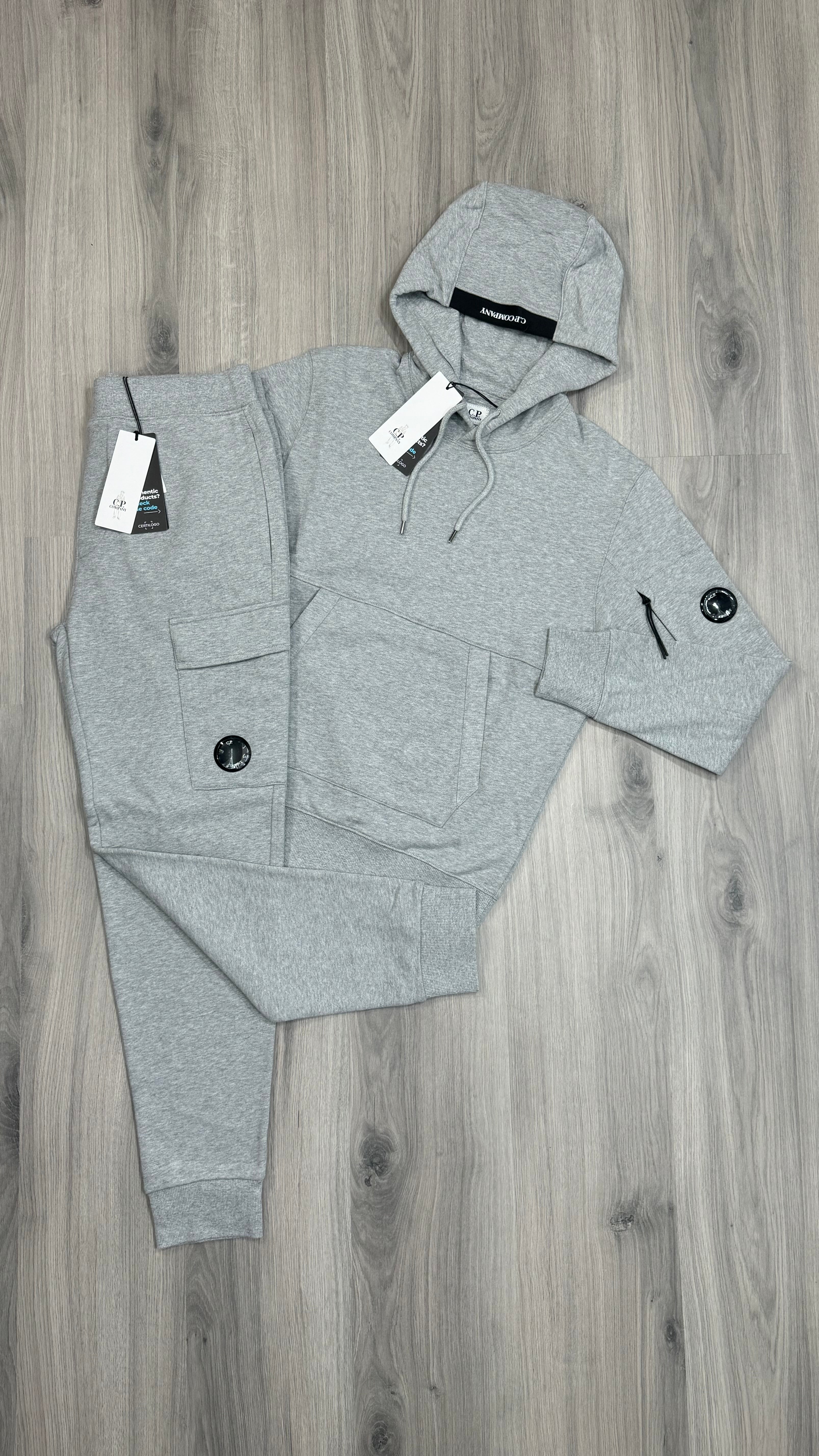 CP Company Grey Hoodie Tracksuit