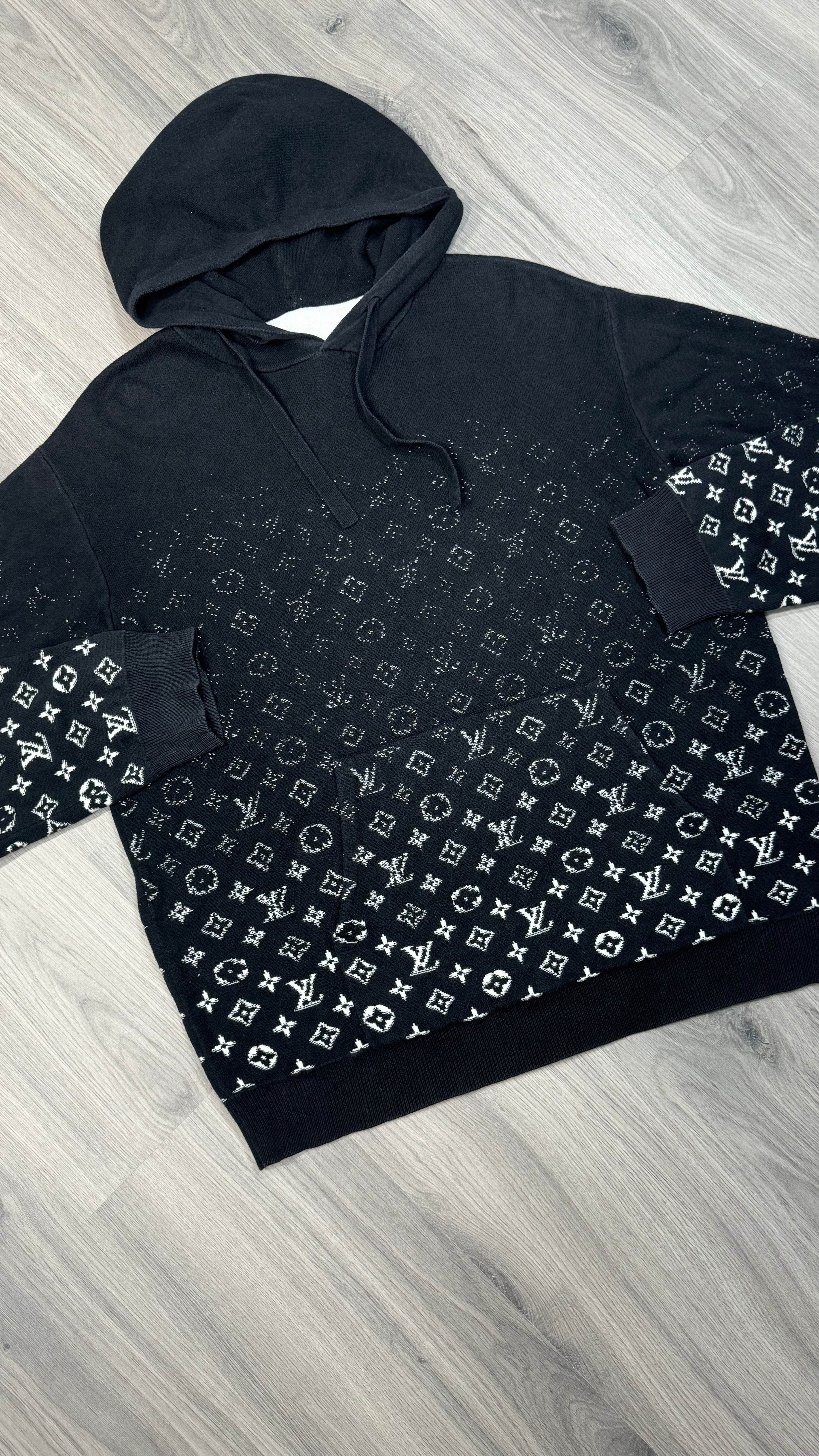 Louis Vuitton Black Gradient Hoodie