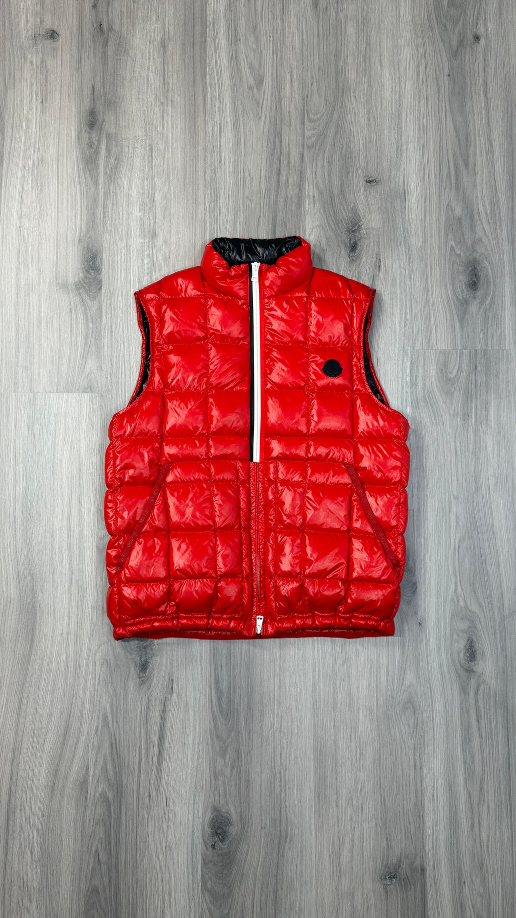 Moncler Denain Puffer Red Gilet