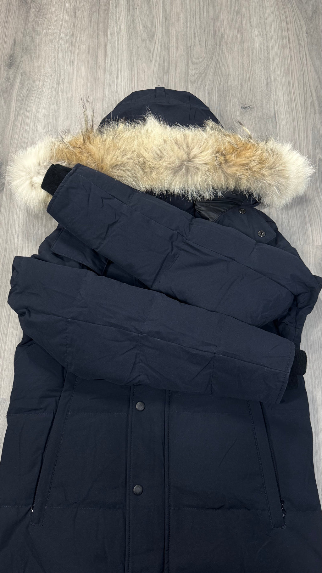 Canada Goose Marine Navy Black Badge Wyndham Parka