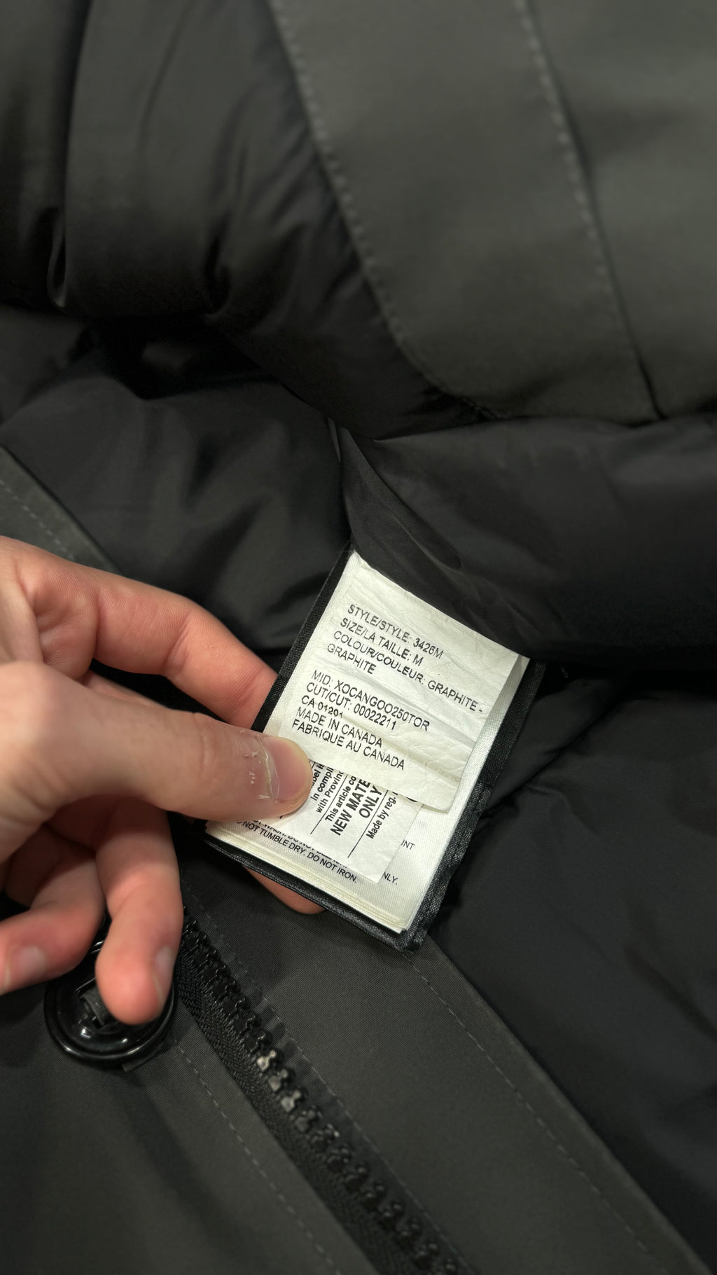 Canada Goose Graphite Grey Chateau Parka
