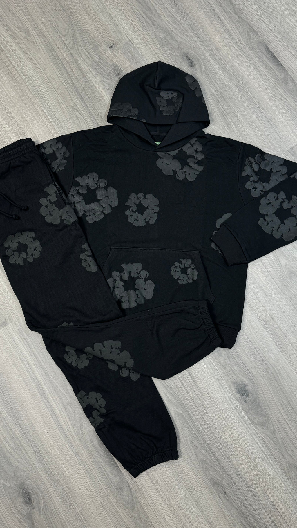 Denim Tears Black on Black Tracksuit