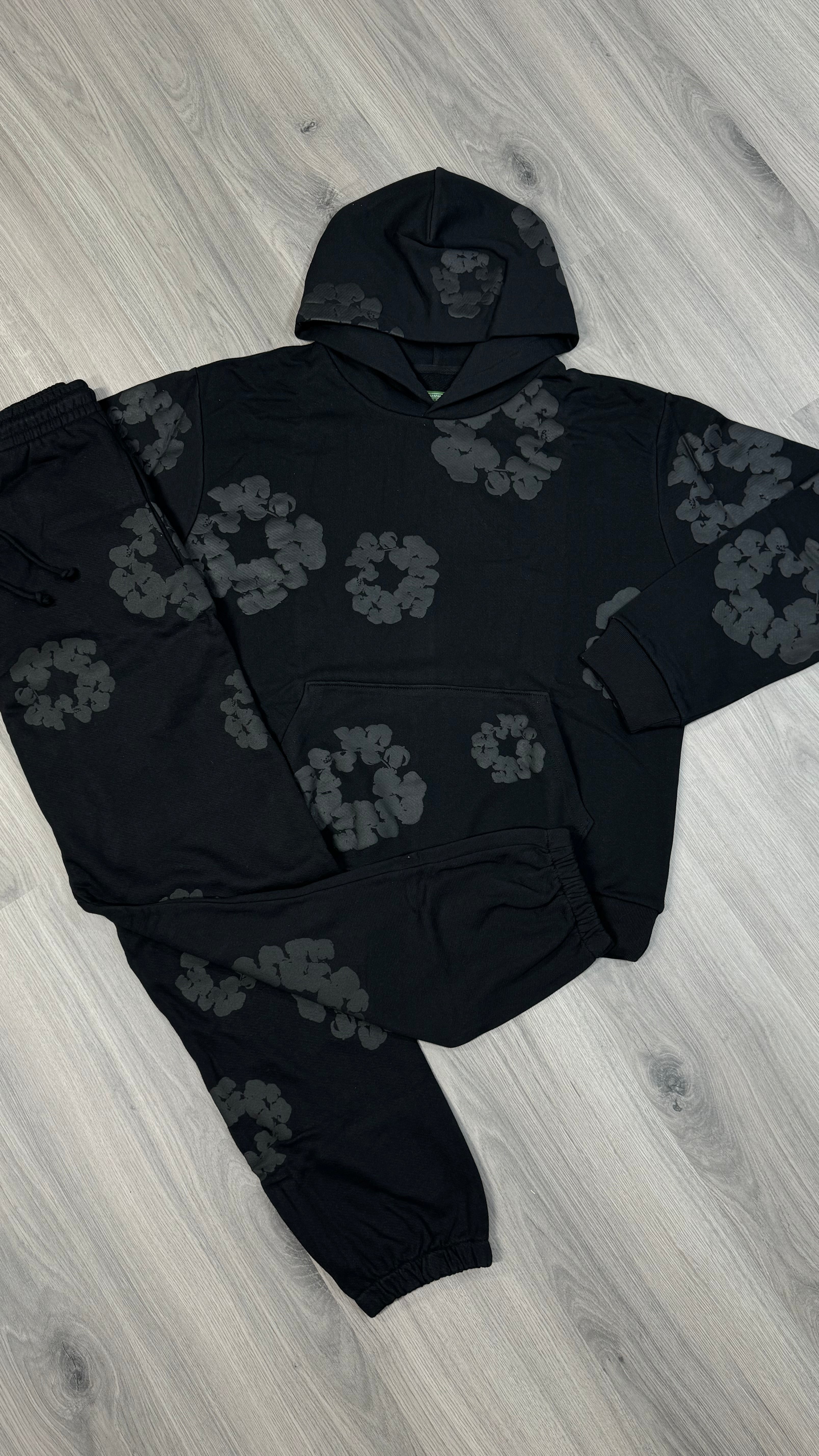Denim Tears Black on Black Tracksuit