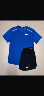 Nike Miler Royal Blue T-shirt and shorts set