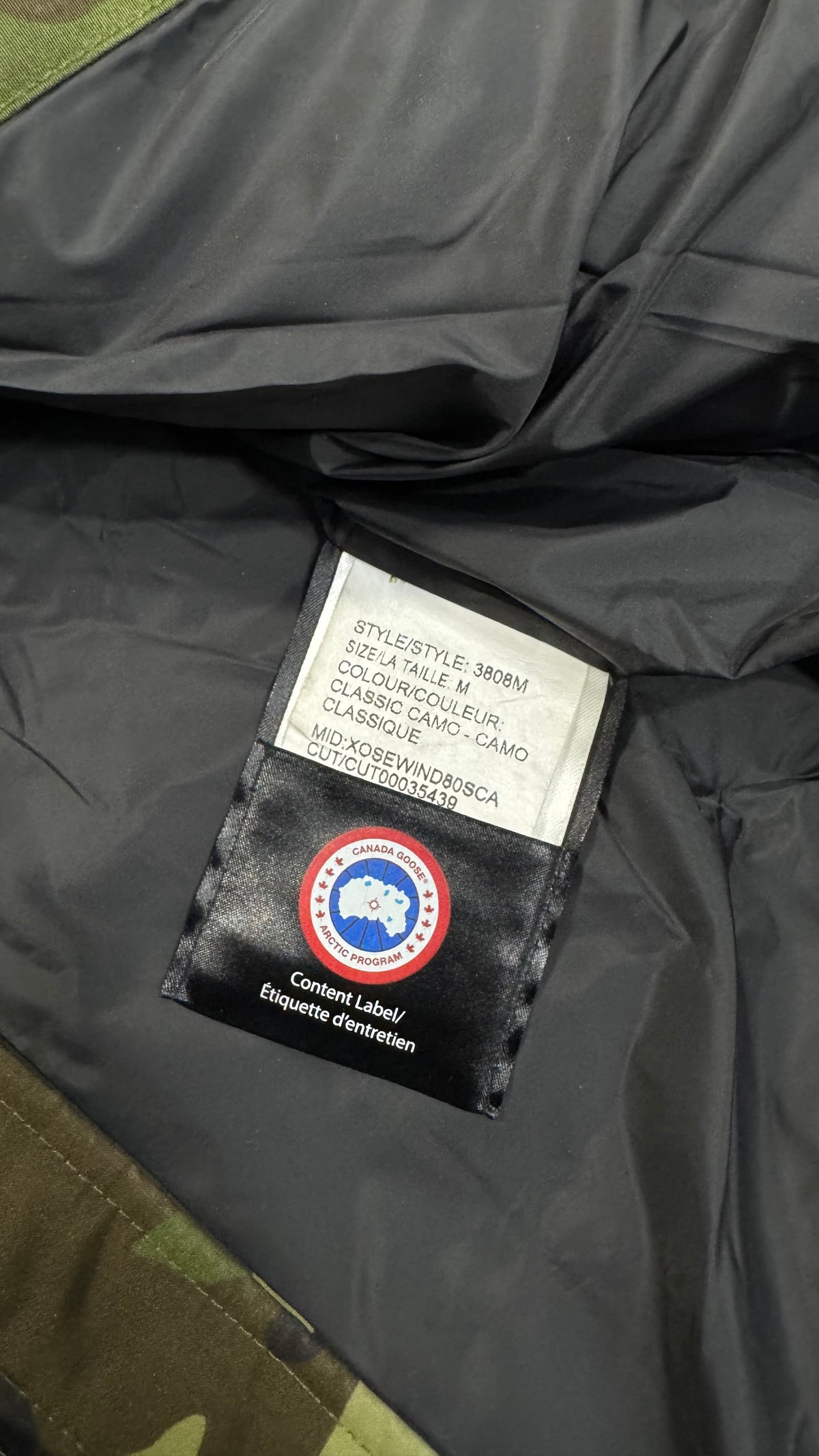 Canada Goose Green Camo Wyndham