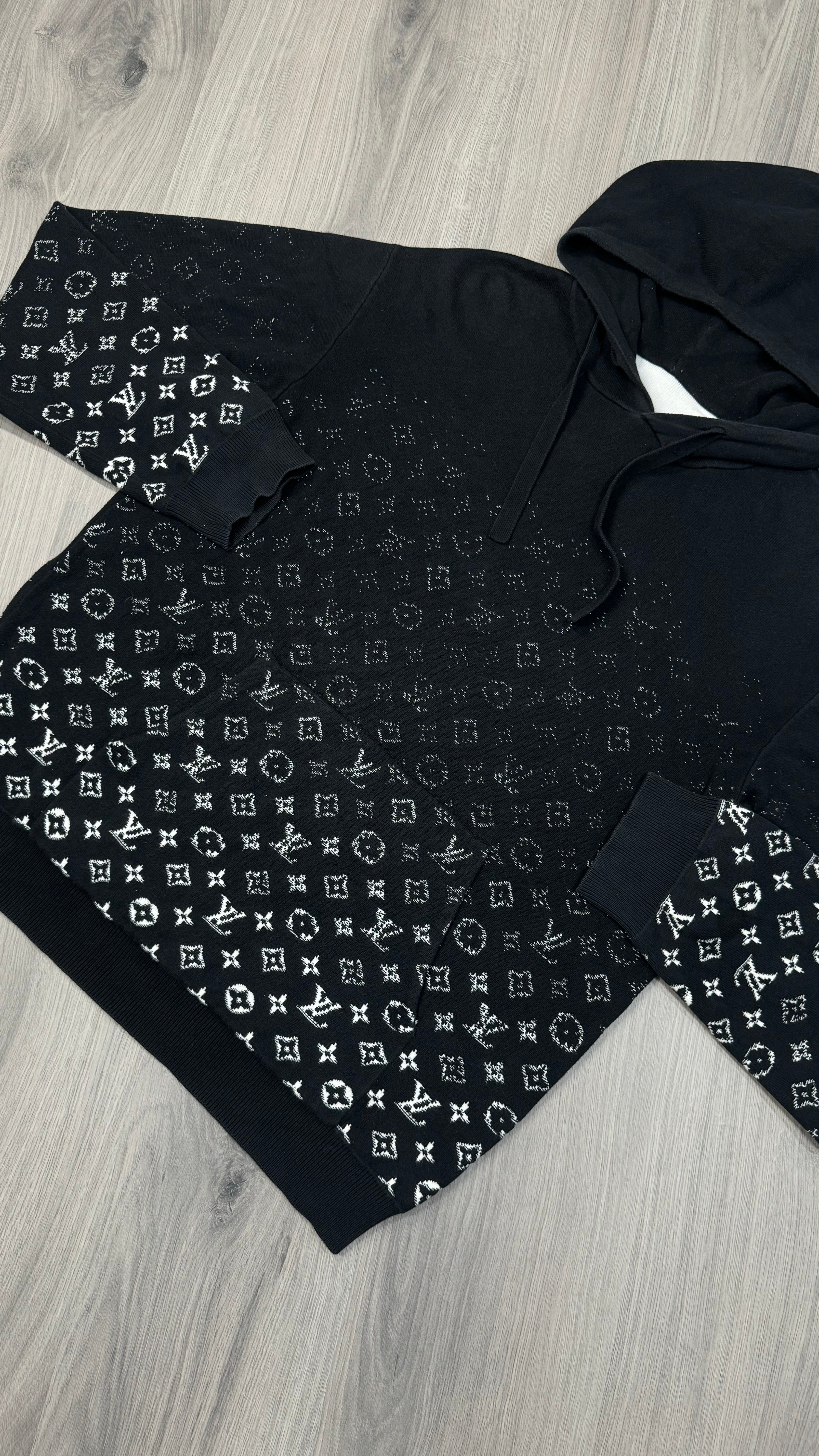 Louis Vuitton Black Gradient Hoodie