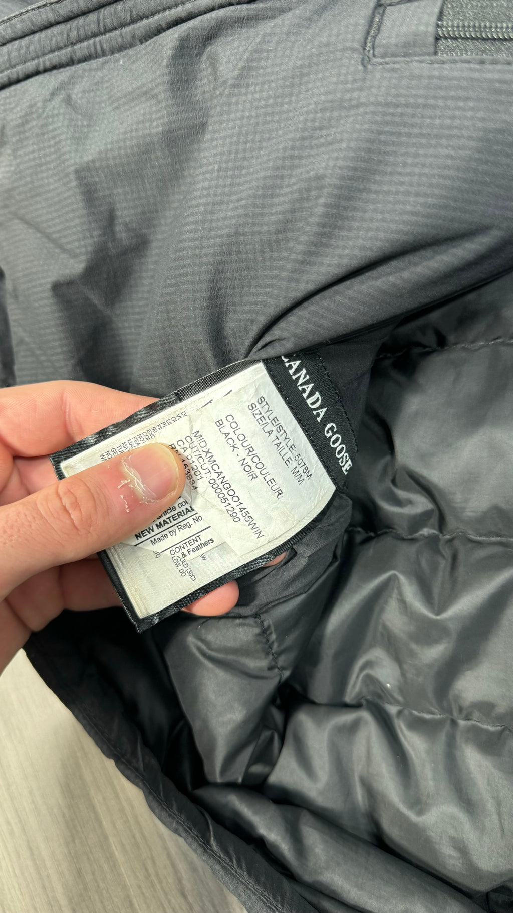 Canada Goose Black Lodge Jacket Old Season