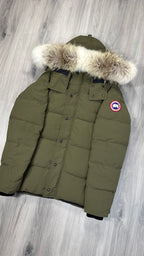 Canada Goose Khaki Wyndham Parka