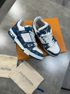 Louis Vuitton Blue Denim Trainers