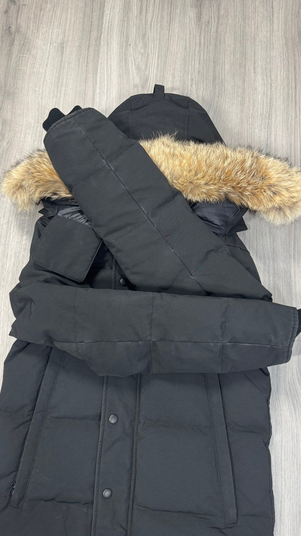 Canada Goose Black Black Badge Wyndham Parka