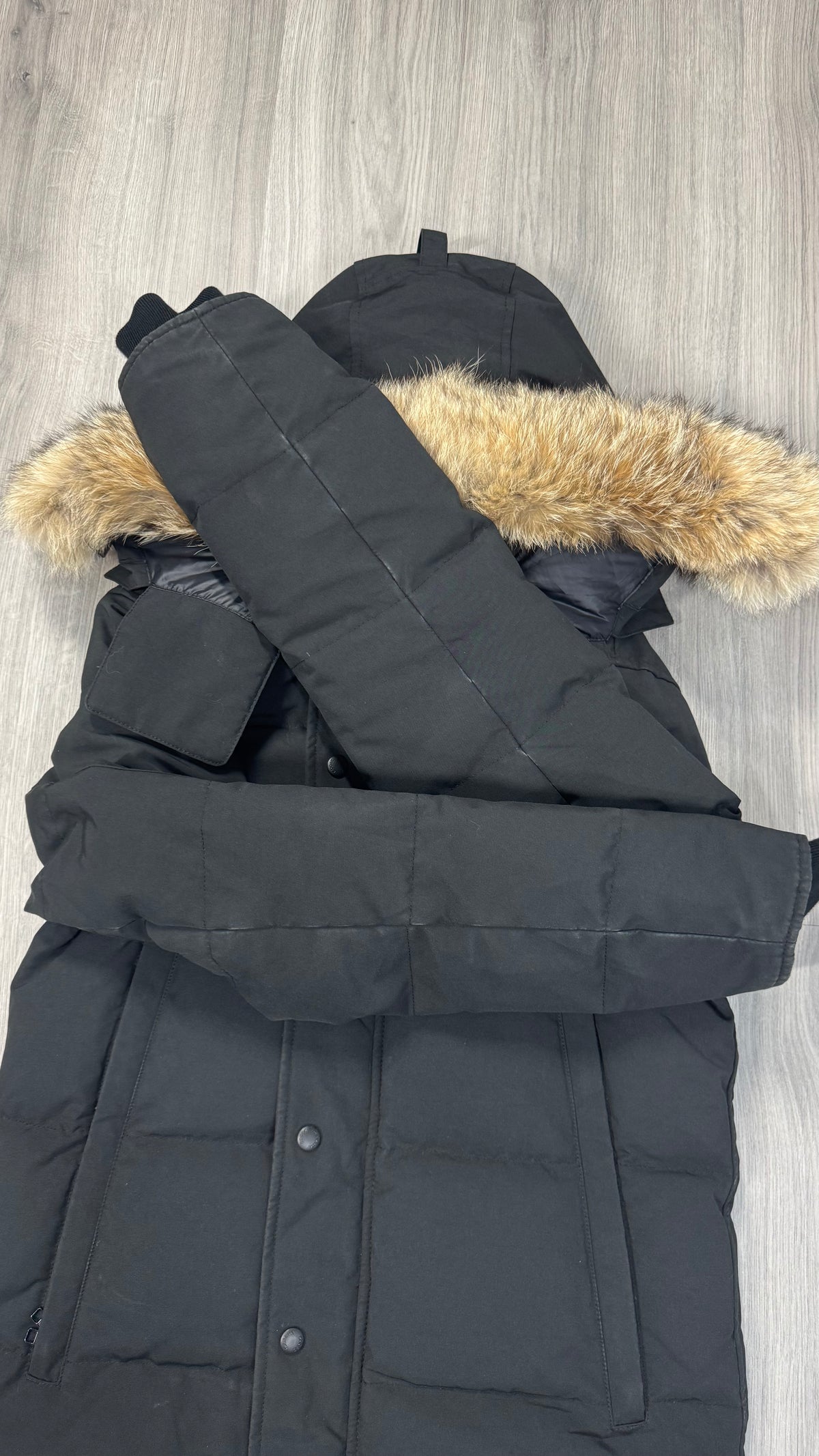 Canada Goose Black Black Badge Wyndham Parka