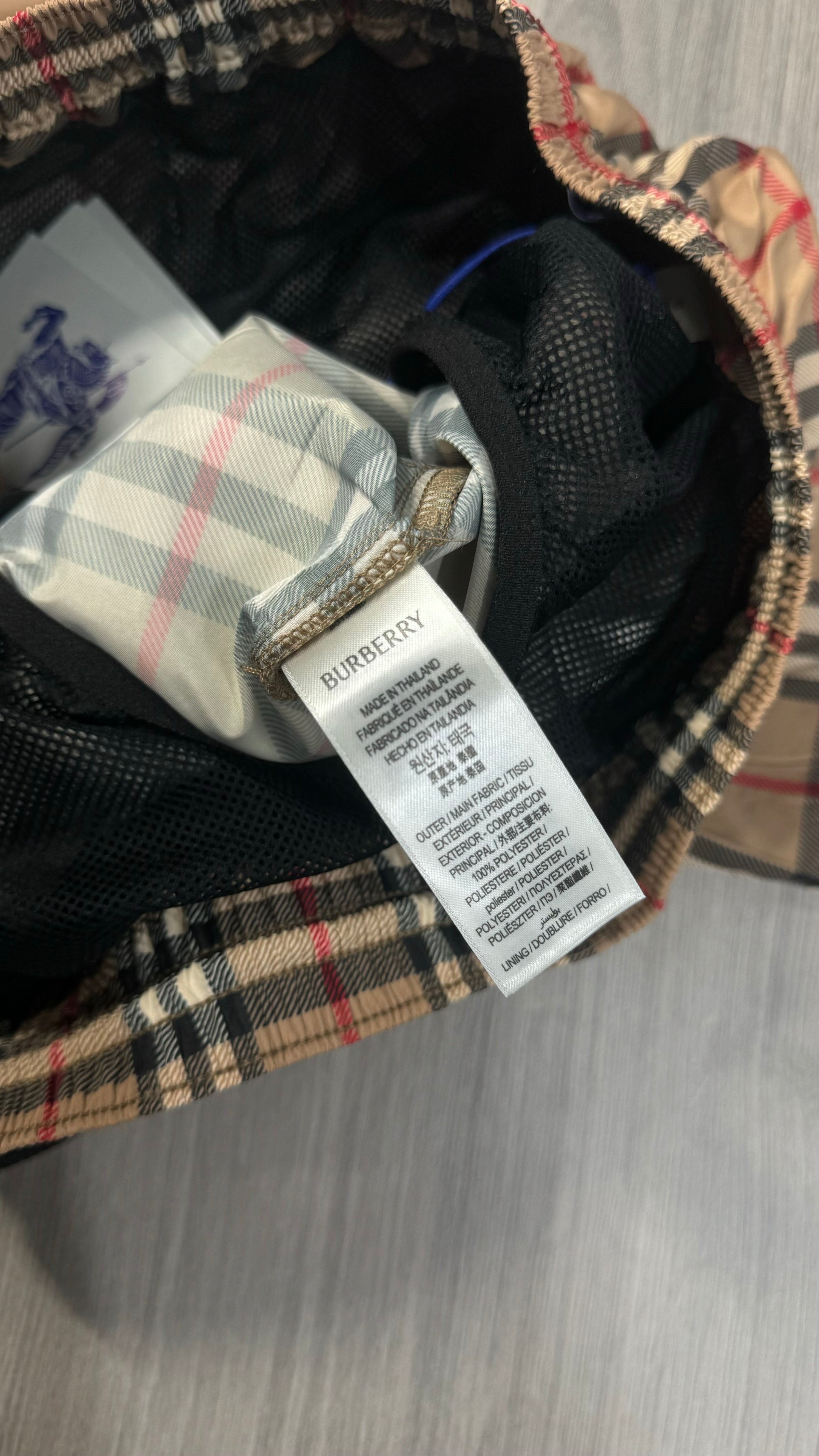 Burberry Small Check Swim Shorts