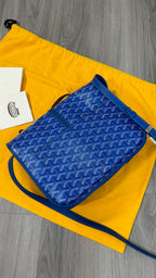 Goyard Goyardine Belvédère II Sky Blue MM messenger bag