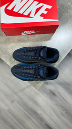 Nike Air Max 95s Black & Obsidian-Thunder Blue