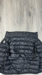 Moncler Black Rocoque Shell Down Gilet