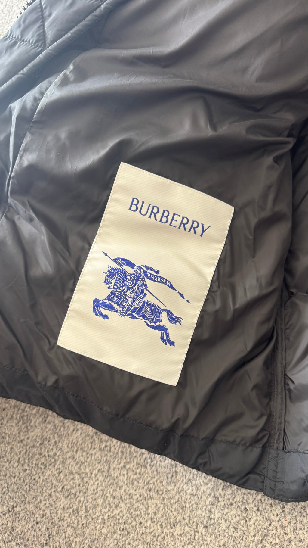 Burberry Black Halsby Puffer Jacket
