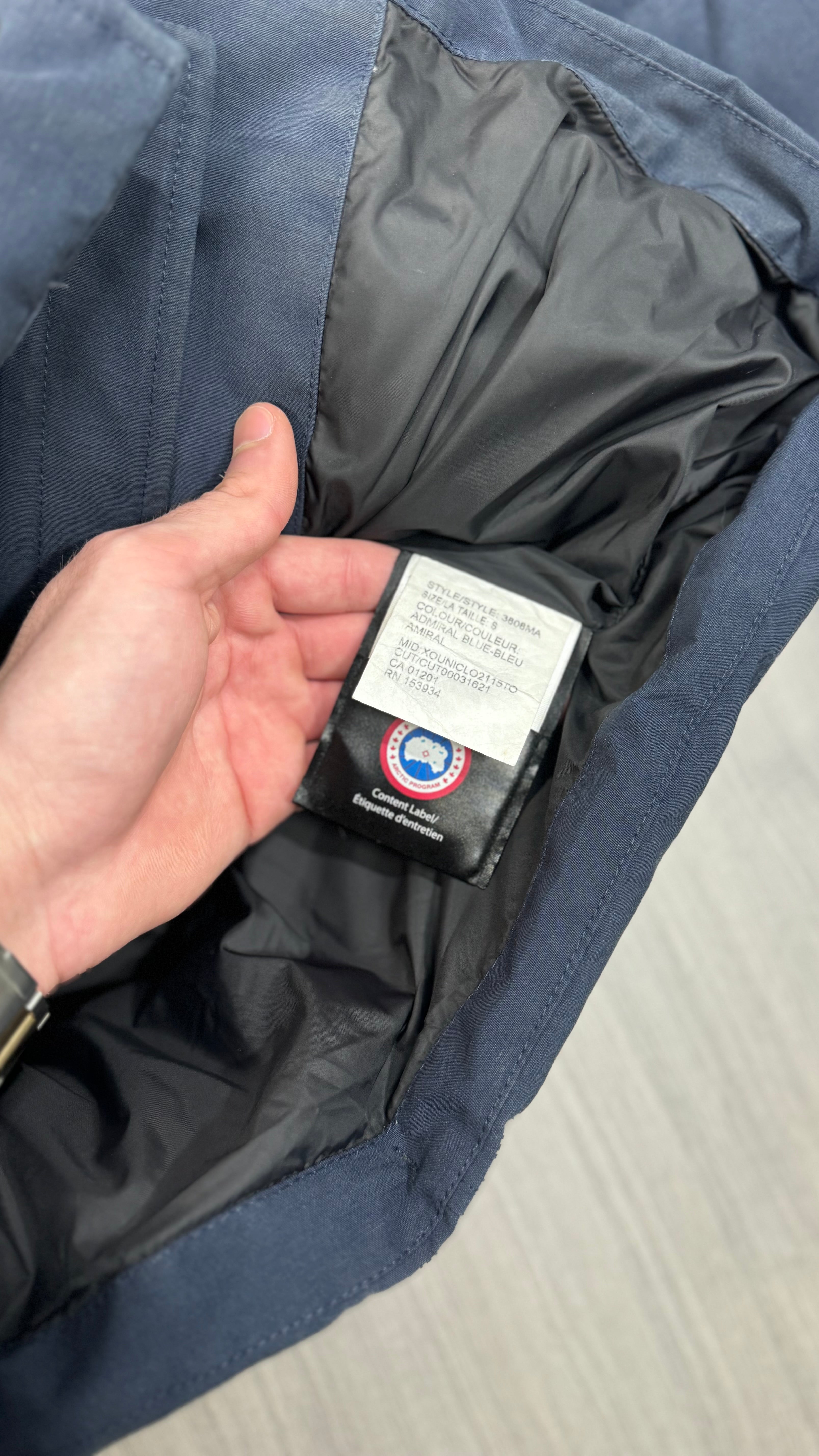 Canada Goose Admiral Blue Wyndham Parka