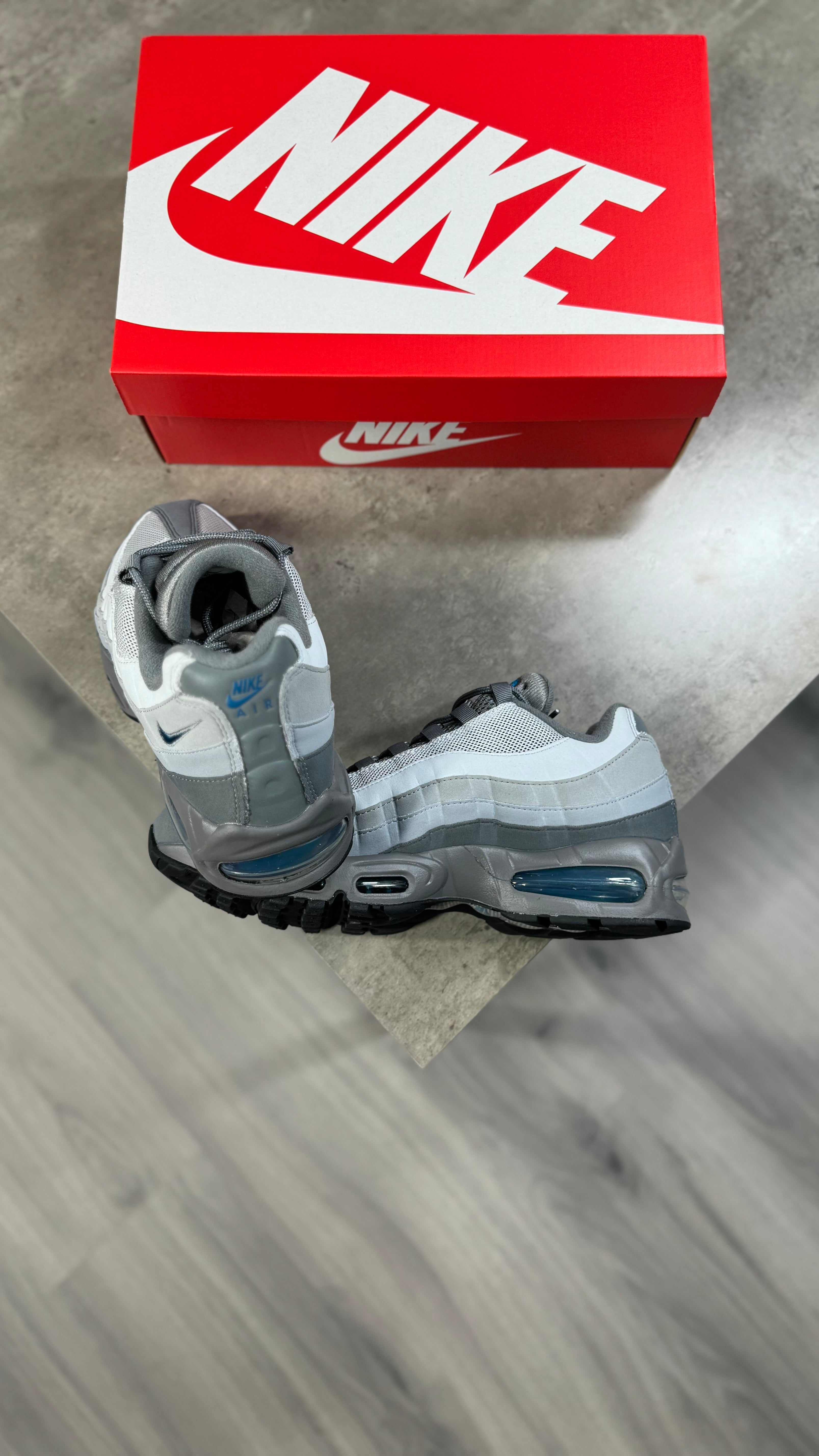 Nike Air Max 95s Smoke Grey Blue
