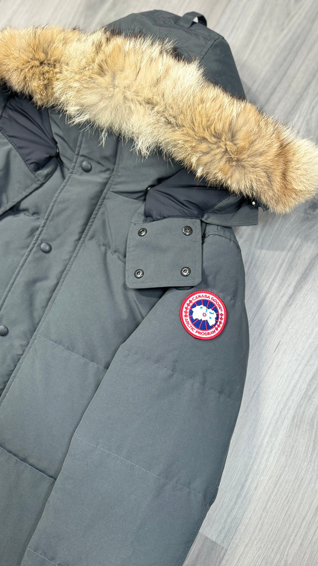 Canada Goose Graphite Grey Wyndham Parka