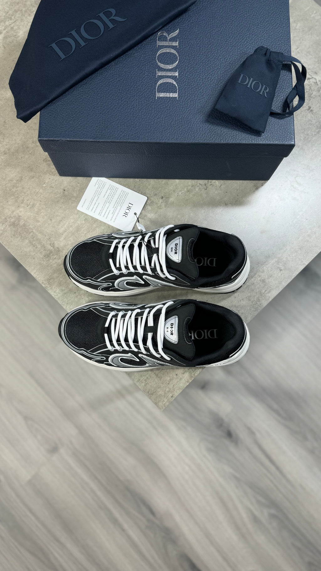 Dior B30s Black & White Trainers