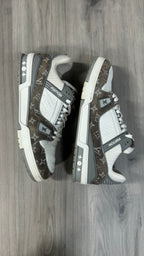 Louis Vuitton Grey Denim Trainers