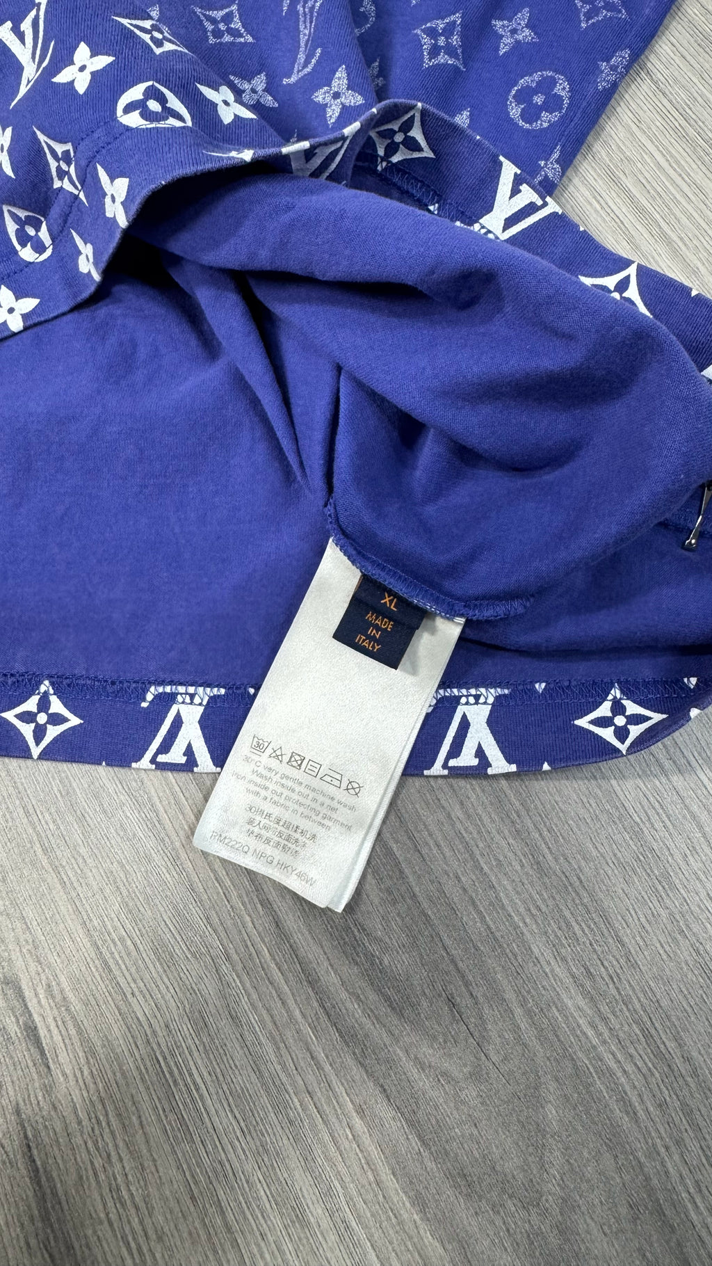 Louis Vuitton Blue gradient T-shirt
