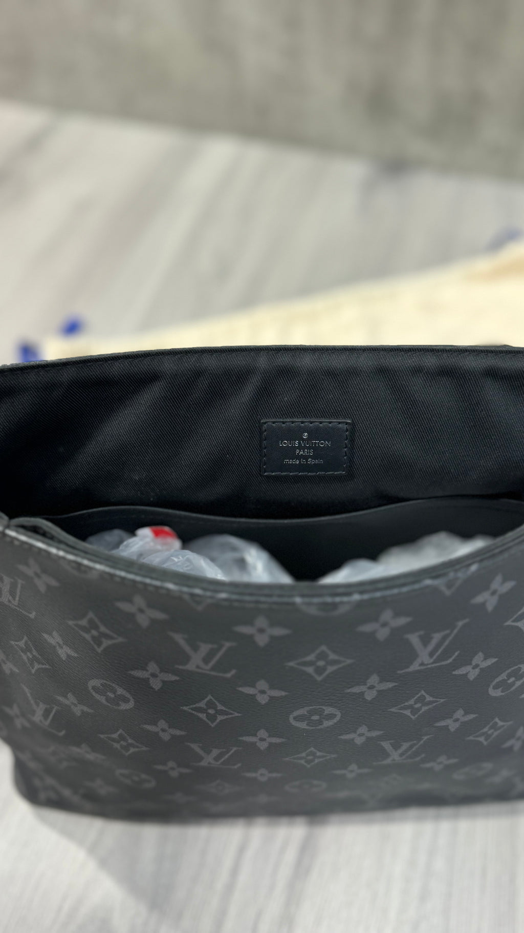 Louis Vuitton Black District Bag MM