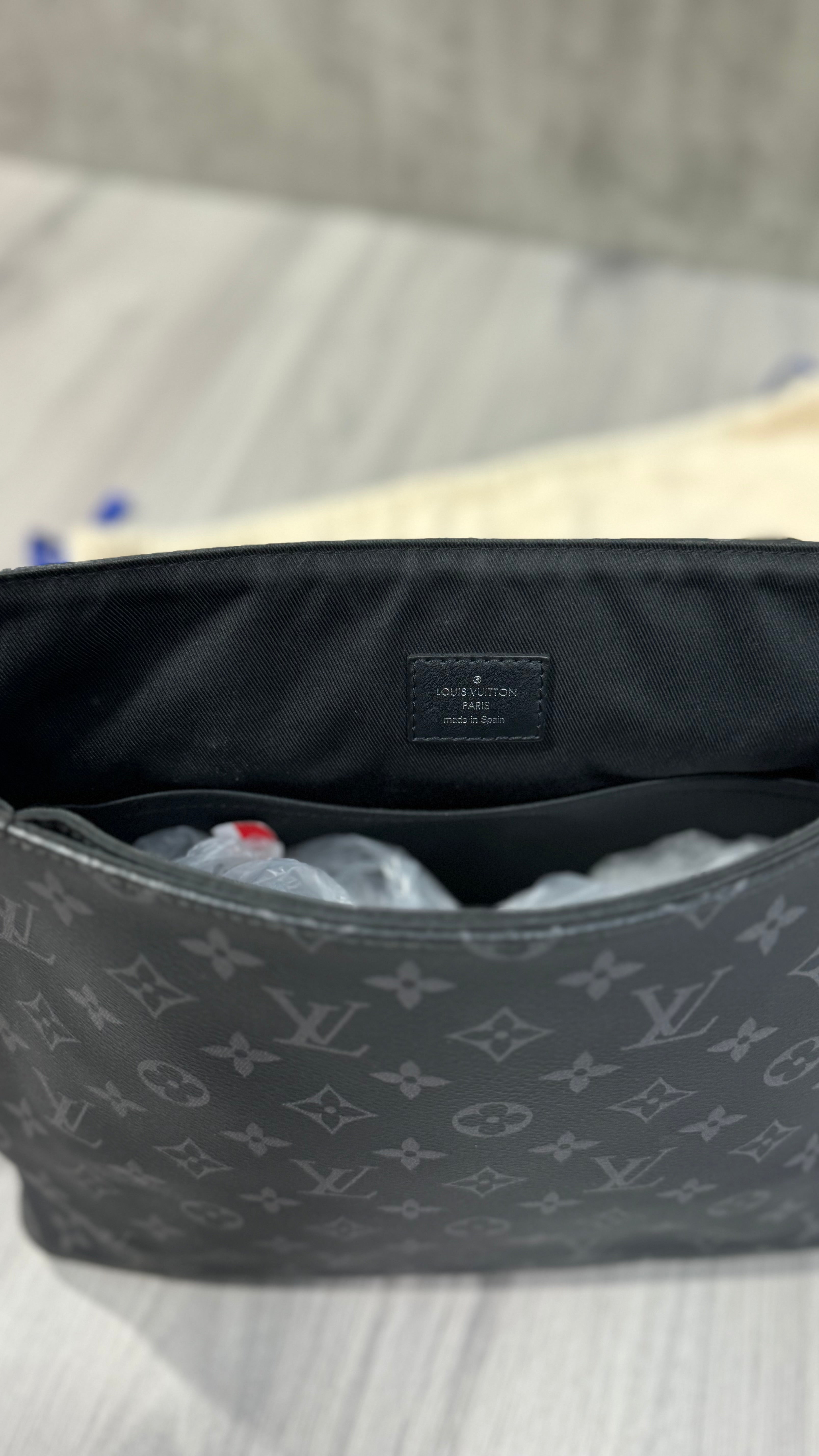 Louis Vuitton Black District Bag MM