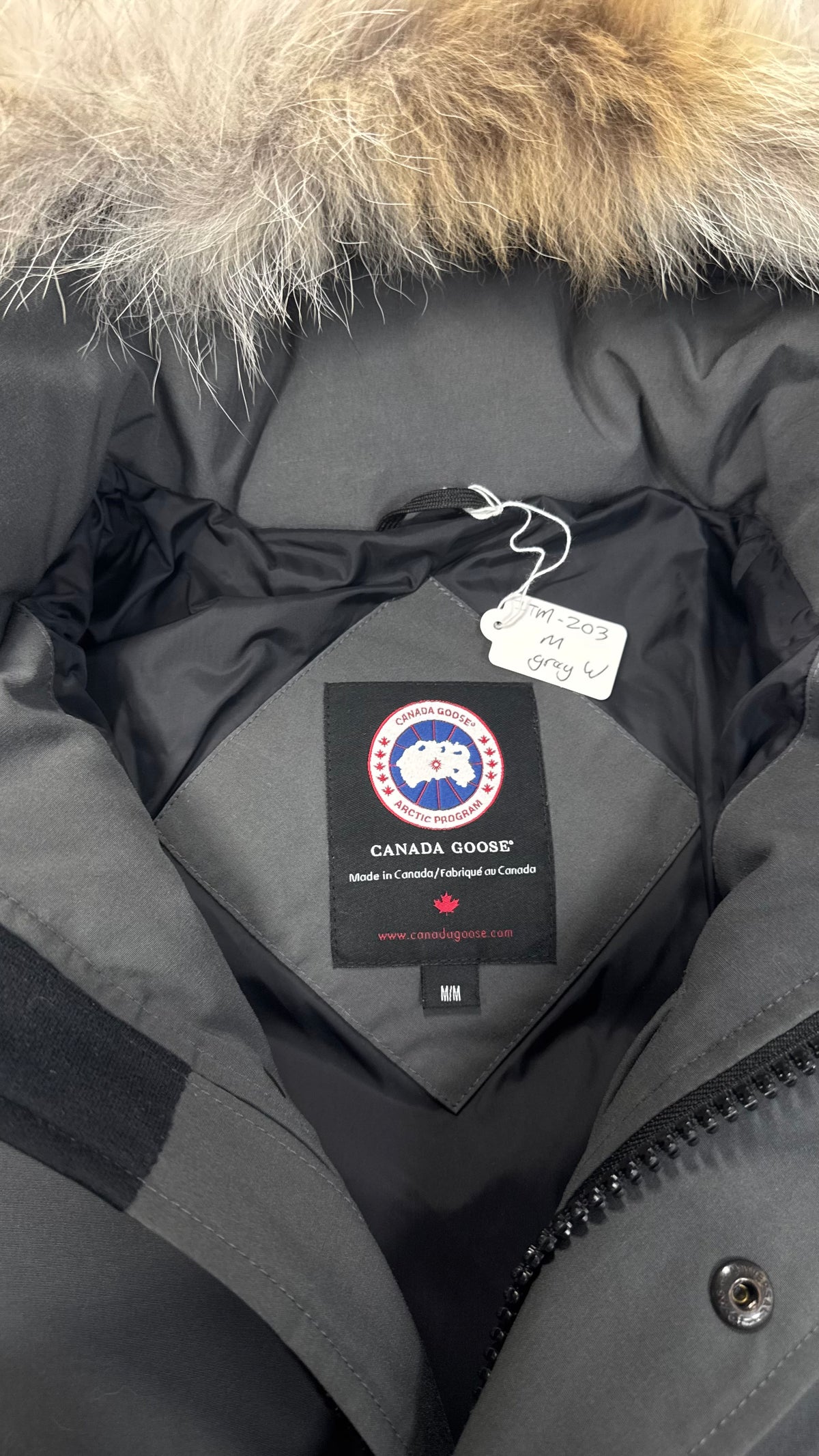 Canada Goose Graphite Grey Wyndham Parka