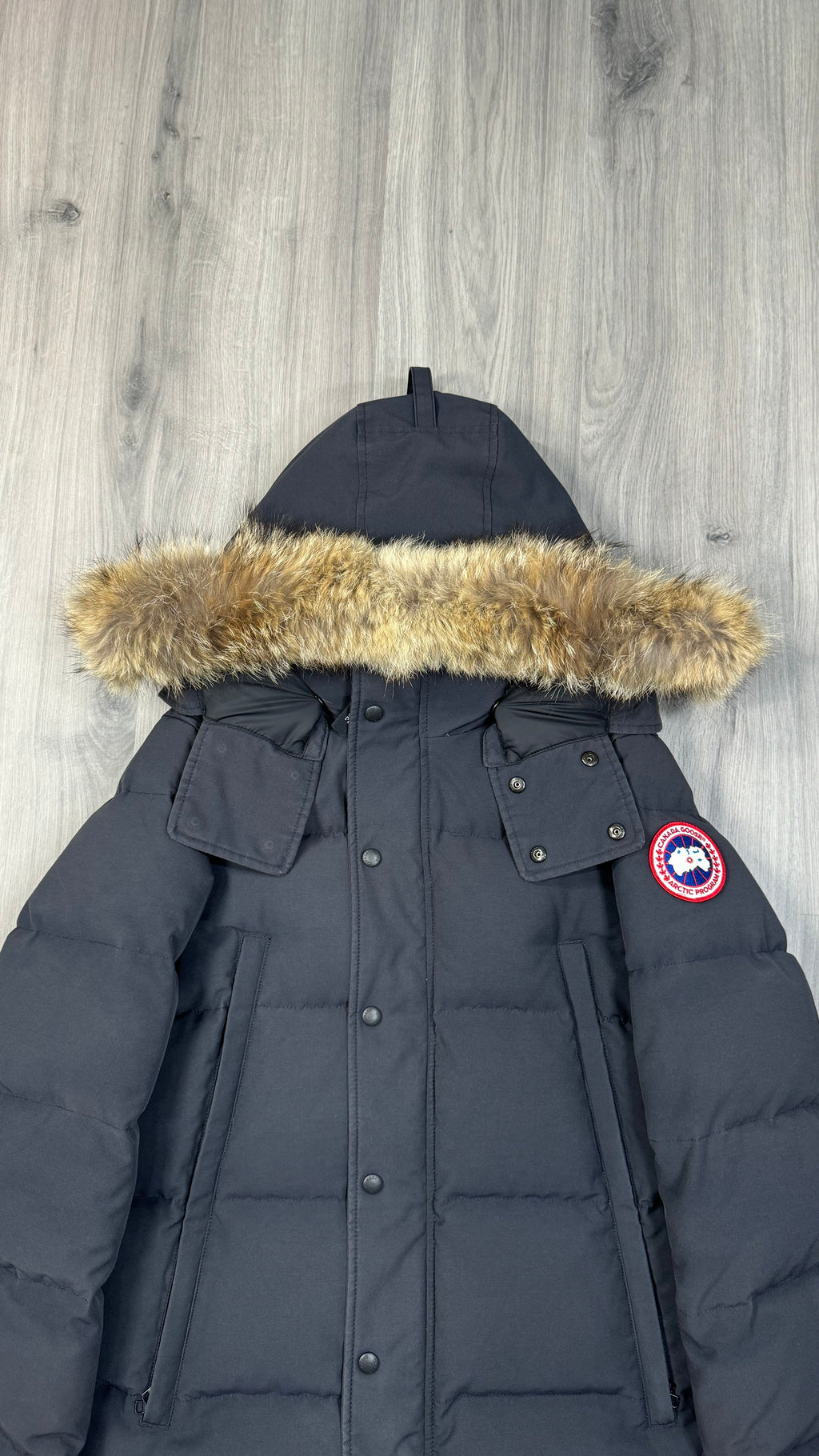 Canada Goose Marine Navy Wyndham Parka