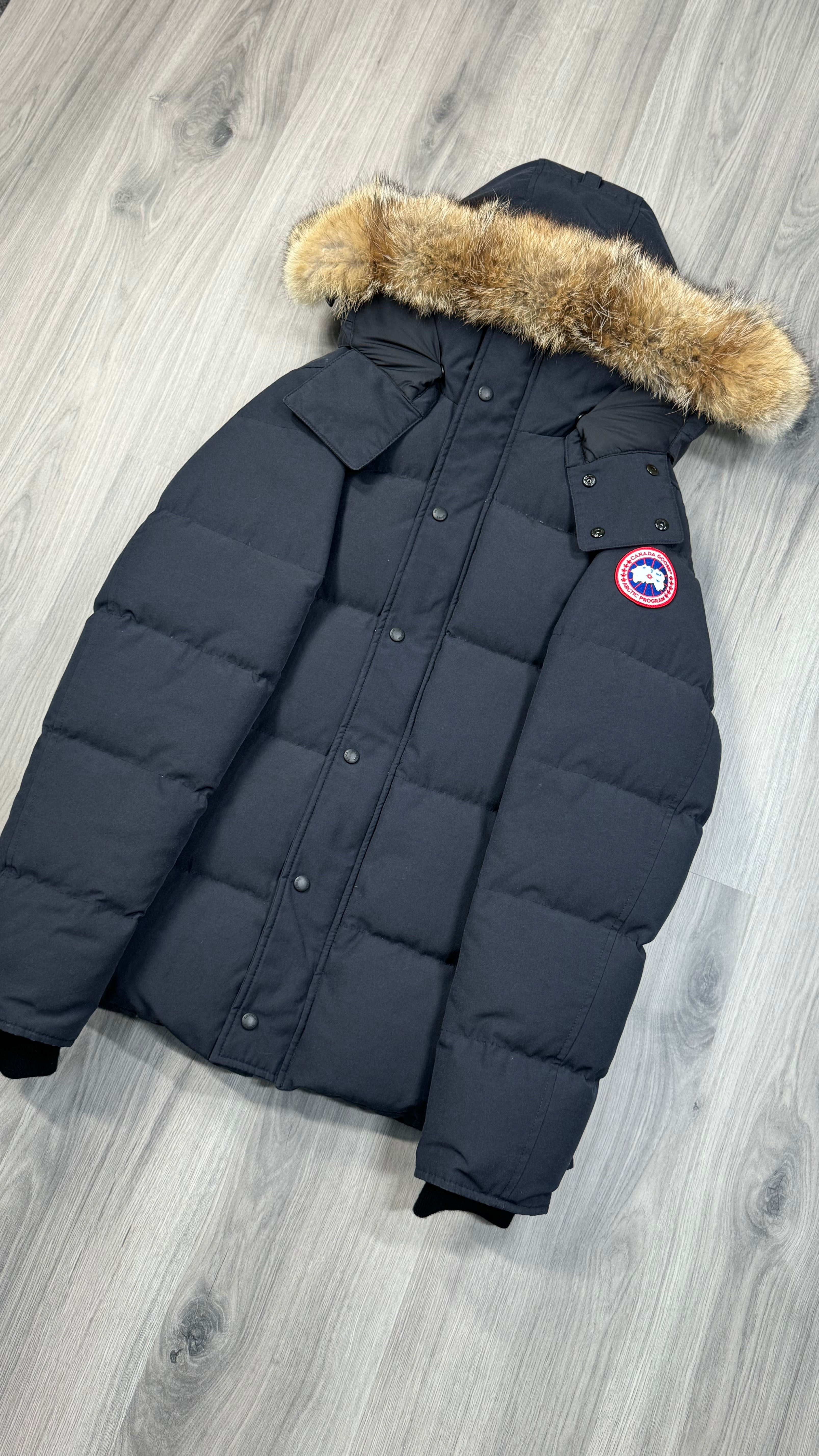 Canada Goose Marine Navy Wyndham Parka