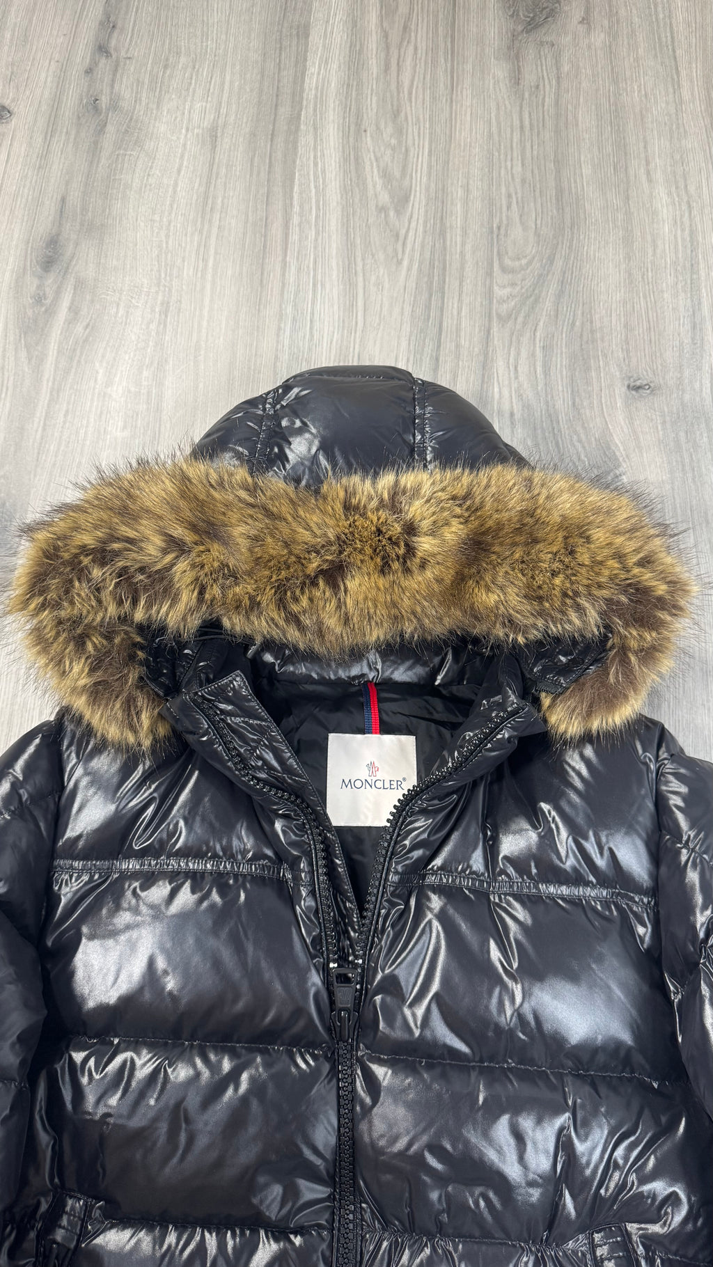 Moncler Black Morel With Fur