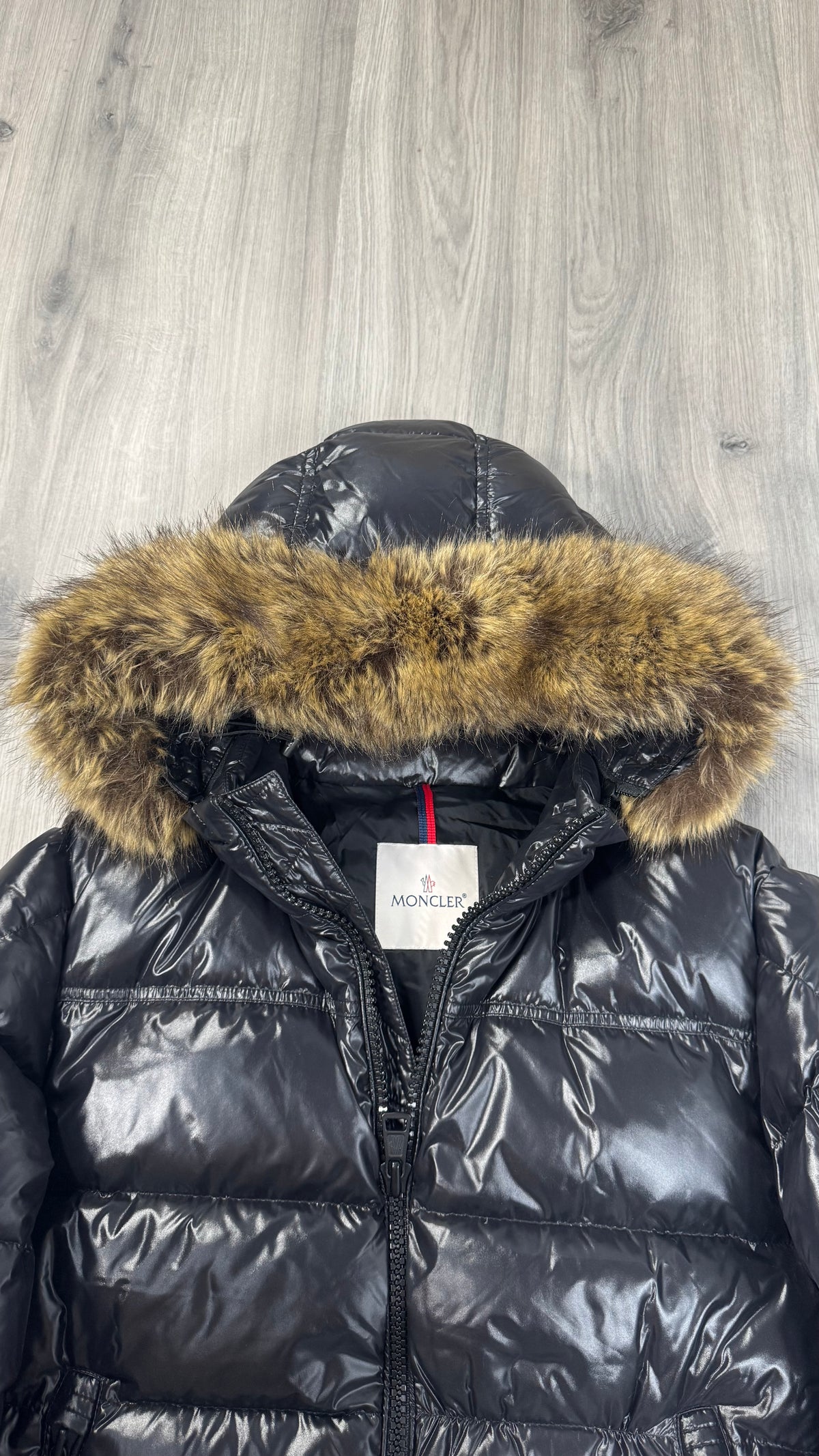 Moncler Black Morel With Fur