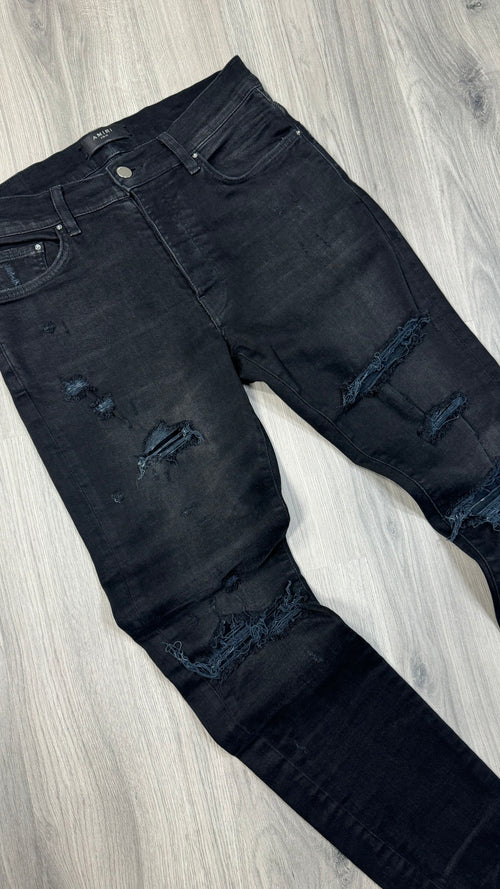 Amiri Black Ripped Jeans