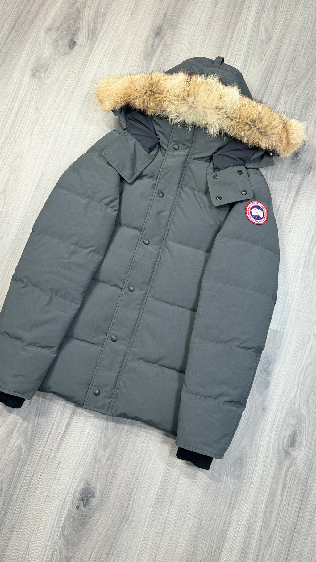 Canada Goose Graphite Grey Wyndham Parka