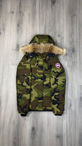 Canada Goose Green Camo Wyndham Parka