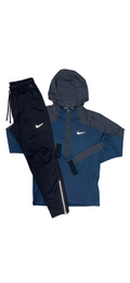 Nike Blue Performance Tracksuit With Black Phenom Bottoms
