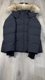 Canada Goose Marine Navy Black Badge Wyndham Parka