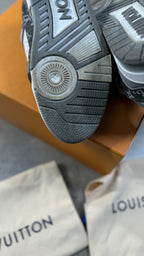 Louis Vuitton Grey Denim Trainers