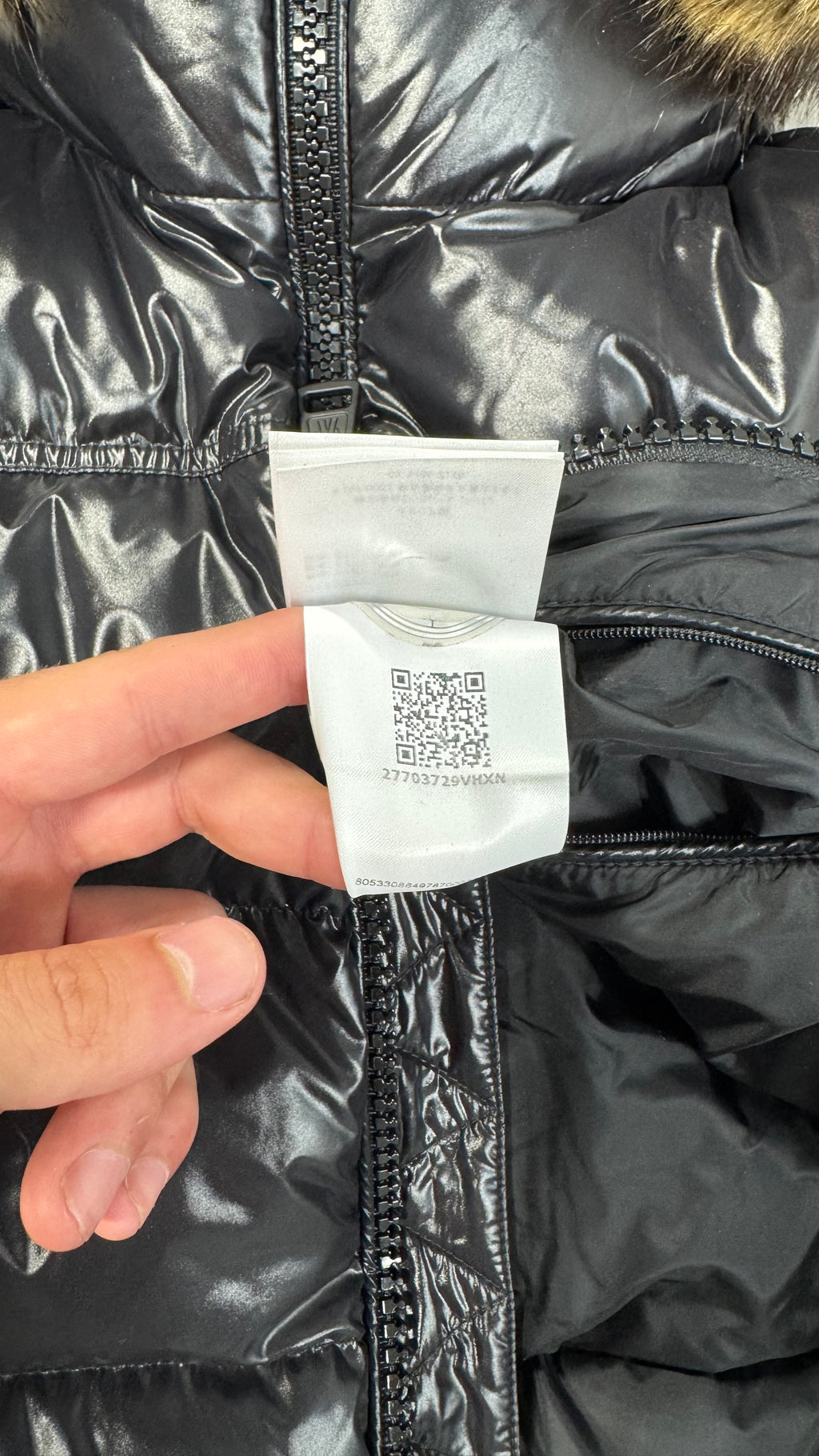 Moncler Black Morel With Fur