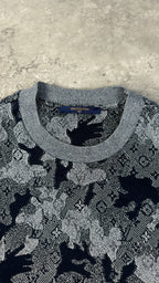 Louis Vuitton Grey Camo Monogram T-shirt